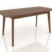 3d model Dining table LARGE 1600x750 mm (light walnut) - preview