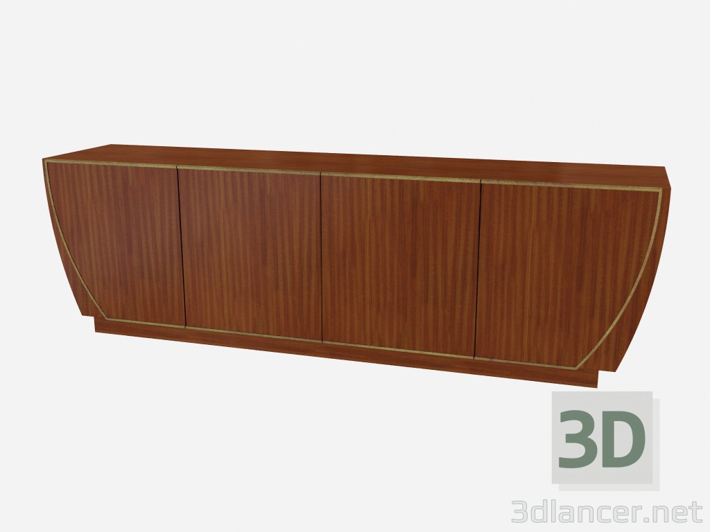 3d model Large chest of drawers original form Alceste 02 - preview