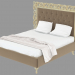 3d модель Ліжко двоспальне SUPERBIA – превью