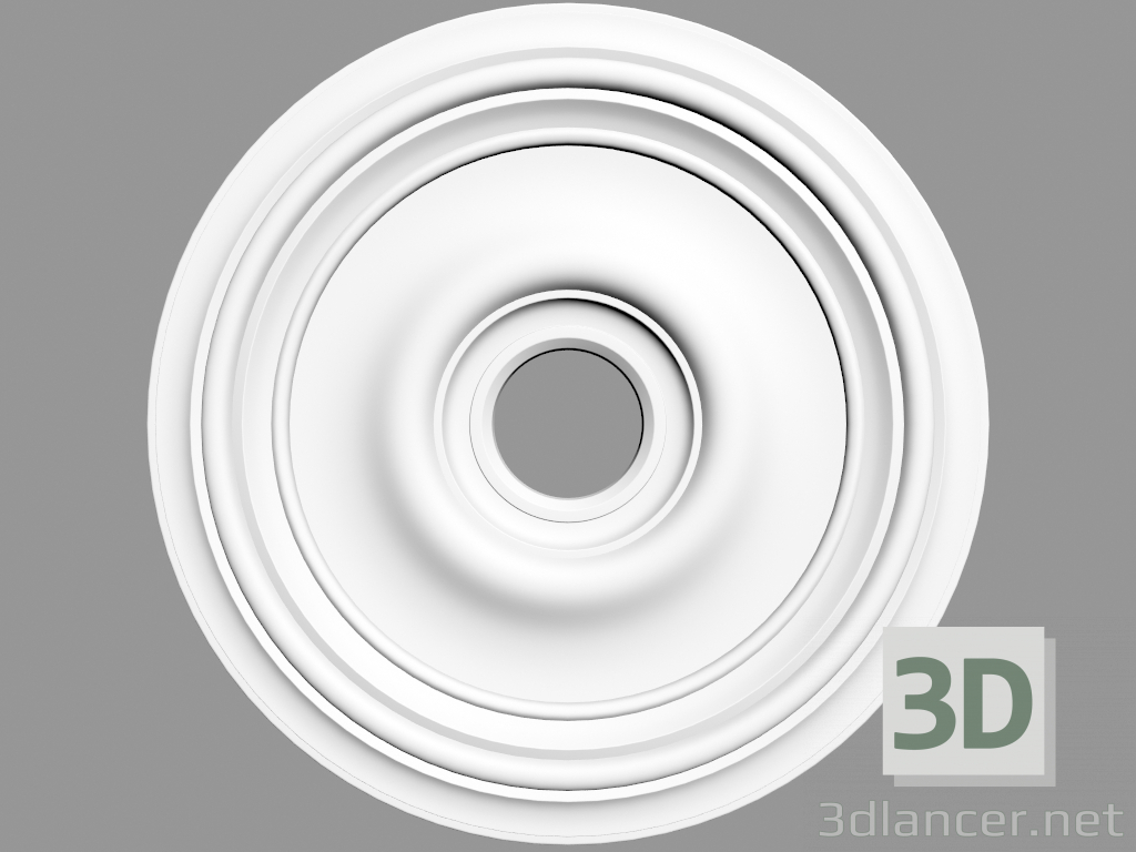 modello 3D Uscita a soffitto (P61) - anteprima