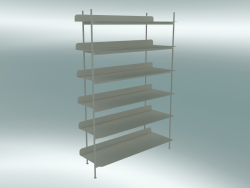 Compilation du système de rack (configuration 4, gris)