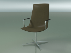 Office chair 2125CI (4 legs, with armrests)