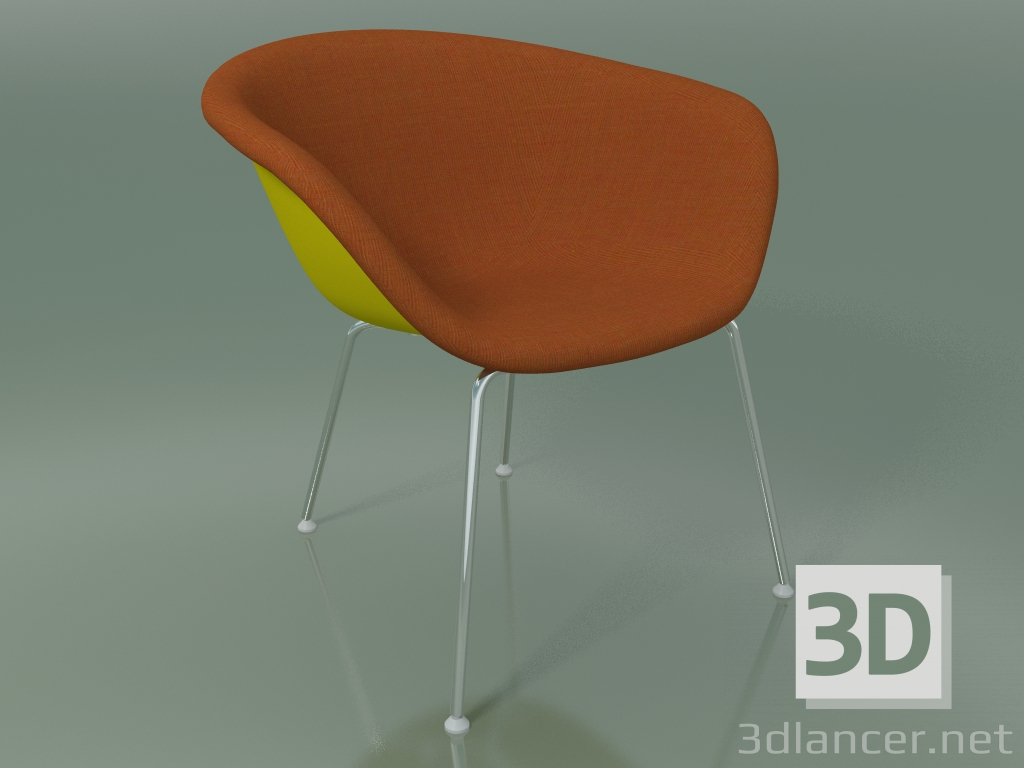modello 3D Chaise longue 4212 (4 gambe, con rivestimento frontale, PP0002) - anteprima