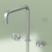 3d model Three-hole faucet with swivel spout (19 32 V, AS) - preview