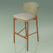 3d model Bar stool 050 (Olive, Metal Rust, Teak) - preview