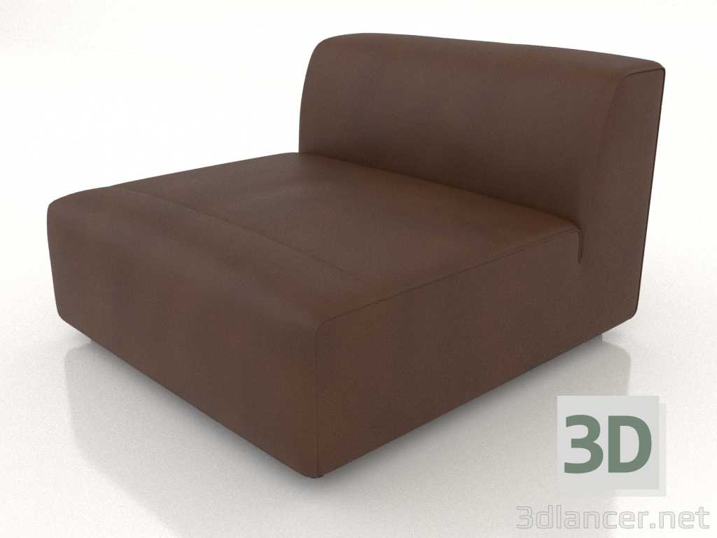 3D Modell Sofamodul 103 einzeln - Vorschau