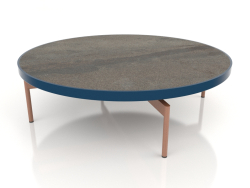Round coffee table Ø120 (Grey blue, DEKTON Radium)