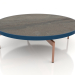 modèle 3D Table basse ronde Ø120 (Gris bleu, DEKTON Radium) - preview