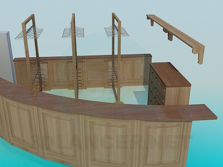 3d model dressing room - preview 3d model dressing room - preview