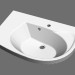3D Modell Waschbecken für Möbel Rosa Comfort L - Vorschau