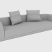 3D modeli Sofa WELLES SOFA (332X125XH74) - önizleme
