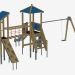 3d модель Дитячий ігровий комплекс (КS1204) – превью