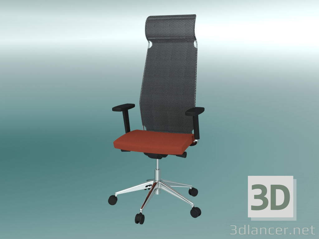 3 डी मॉडल कुंडा कुर्सी (11S P54) - पूर्वावलोकन