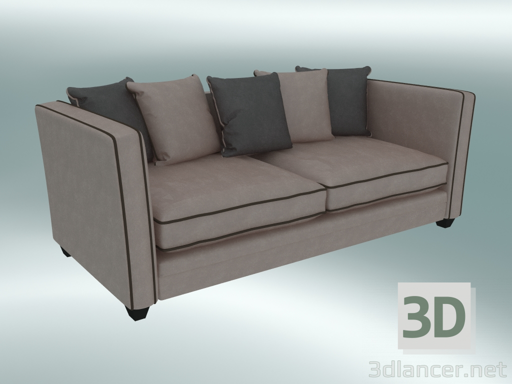 3d модель диван Бертон – превью