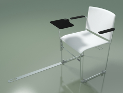 Stapelbarer Stuhl mit Armlehnen und Zubehör 6603 (Polypropylen Weiß, CRO)