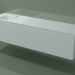 3D Modell Waschbecken mit Schubladen (sx, L 192, P 50, H 48 cm) - Vorschau