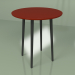 modèle 3D Petite table à manger Spoutnik 70 cm (bordeaux) - preview