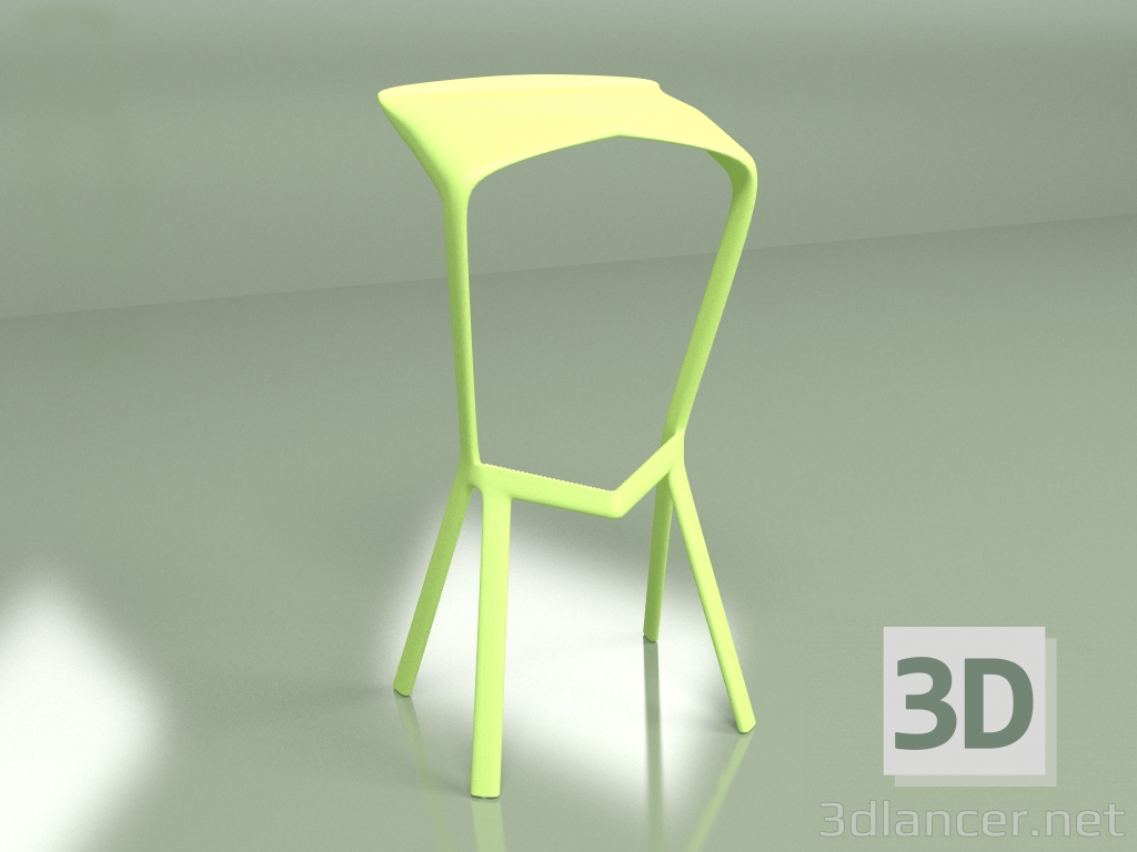 modello 3D Sgabello da bar Miura 2 - anteprima