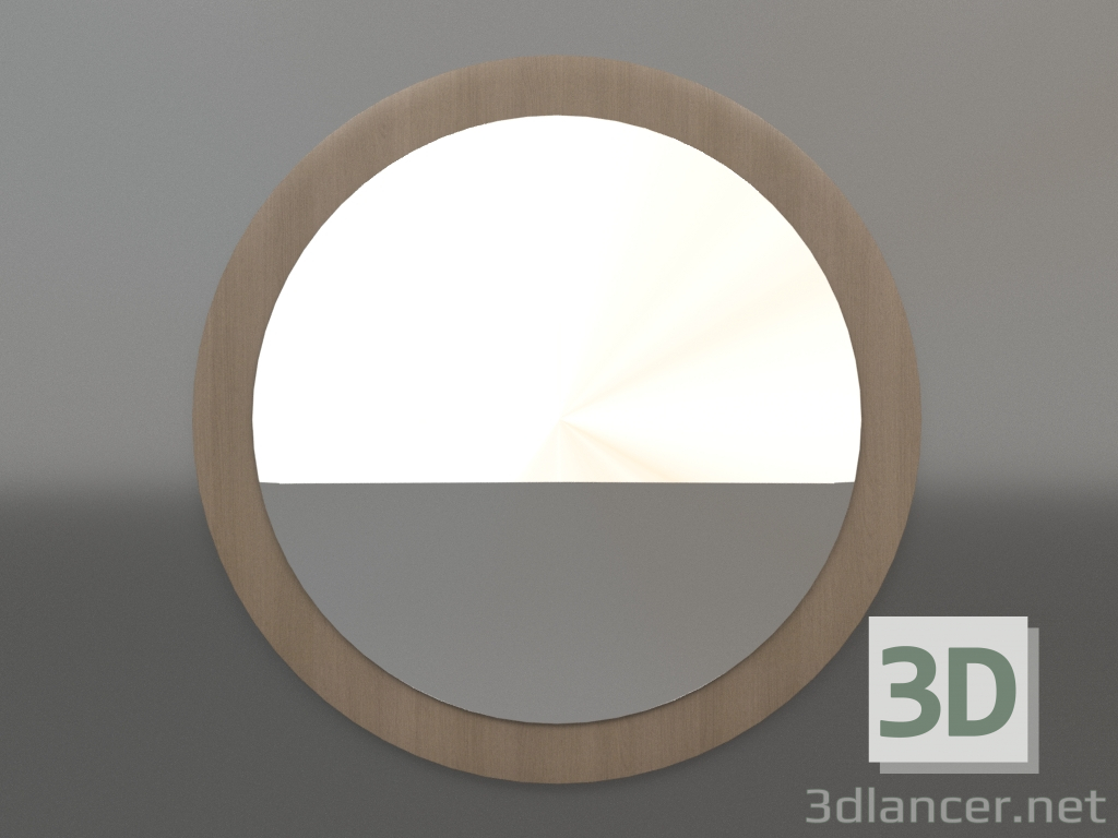 3D modeli Ayna ZL 25 (D=900, ahşap grisi) - önizleme