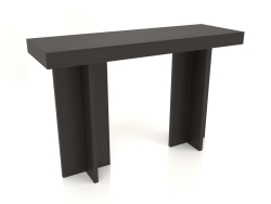 Table console KT 14 (1200x400x775, bois brun foncé)