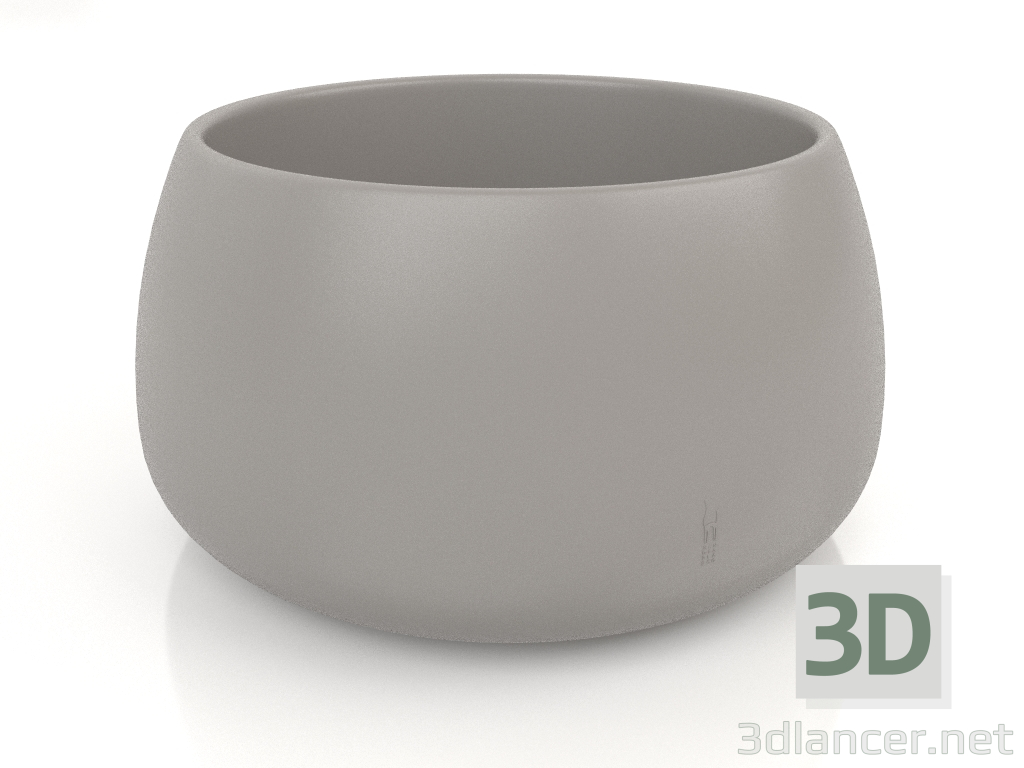 modèle 3D Cache-pot 3 (Gris quartz) - preview