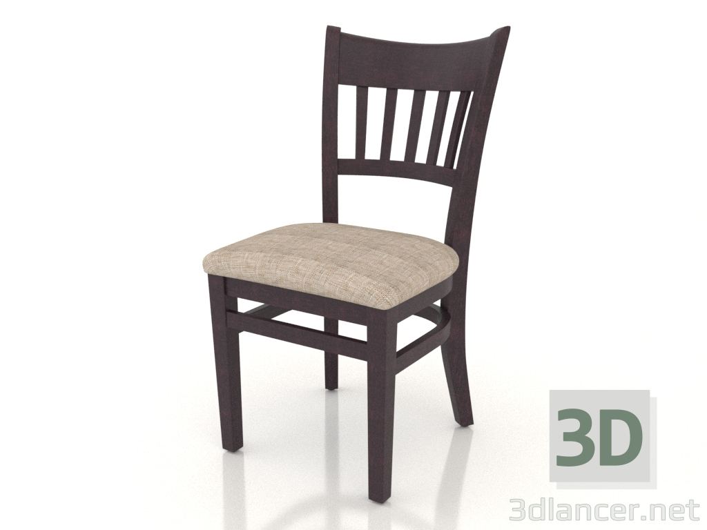 3d model Liverpool Chair (Rosewood) - preview