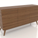 3d model Chest of drawers 2 1500x400x800 (light walnut) - preview