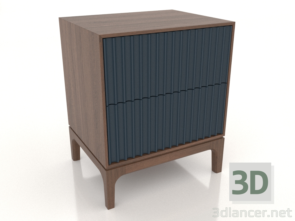 3D modeli FARGO 2 çekmeceli, frezelenmiş cepheli komodin (koyu kobalt, tütün meşe, seçenek 2) - önizleme 3D modeli FARGO 2 çekmeceli, frezelenmiş cepheli komodin (koyu kobalt, tütün meşe, seçenek 2) - önizleme