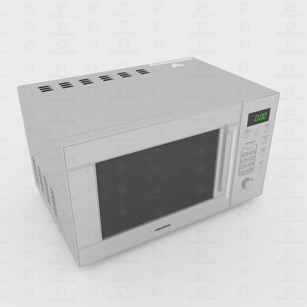 3d model Microwave Oven Premiere - preview