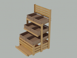 Rack for vegetables and fruits