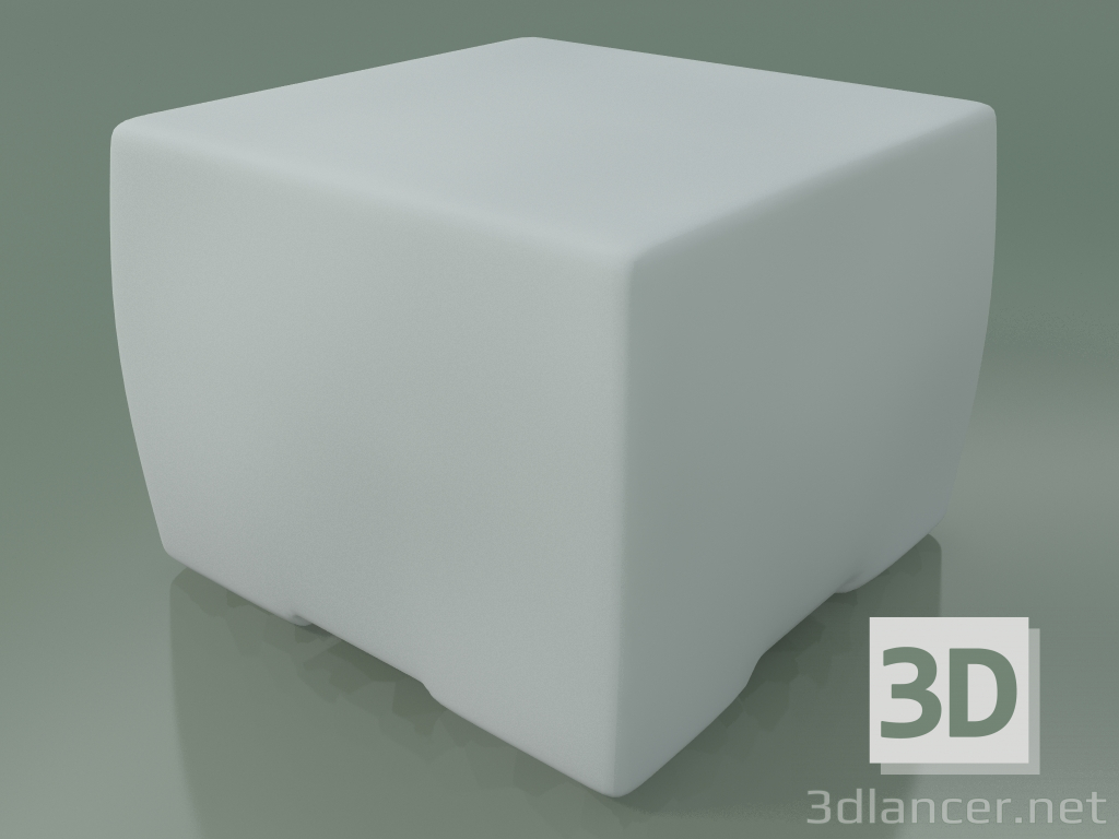 modello 3D Pouf da Opal White InOut Polyethylene (108) - anteprima