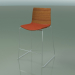 3D modeli Bar taburesi 0304 (bir kızakta, koltukta bir yastık ile, tik etkisi) - önizleme