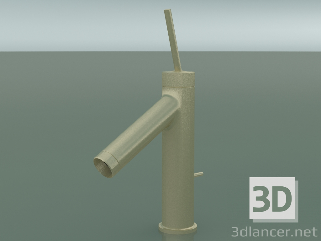 modello 3D Miscelatore monocomando lavabo 90 (Ottica oro spazzolato, 10111250) - anteprima