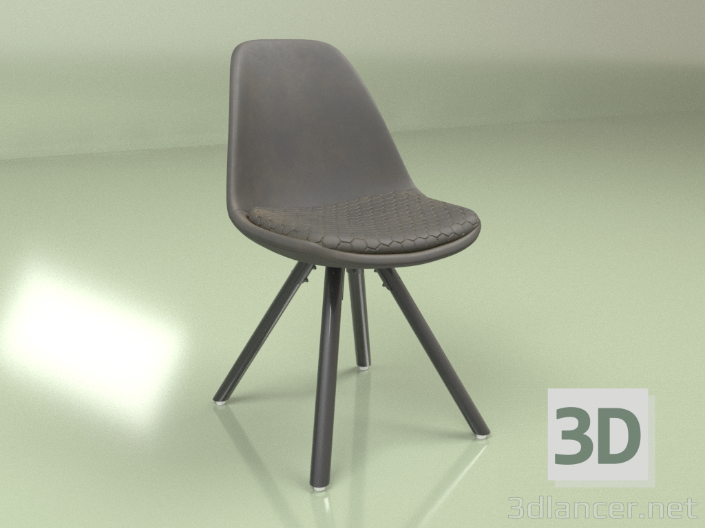 3D Modell Stuhl Lars (schwarz) - Vorschau