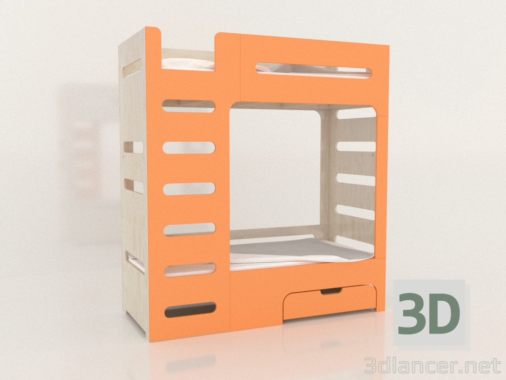 modèle 3D Lit superposé MOVE EL (UOMEL0) - preview