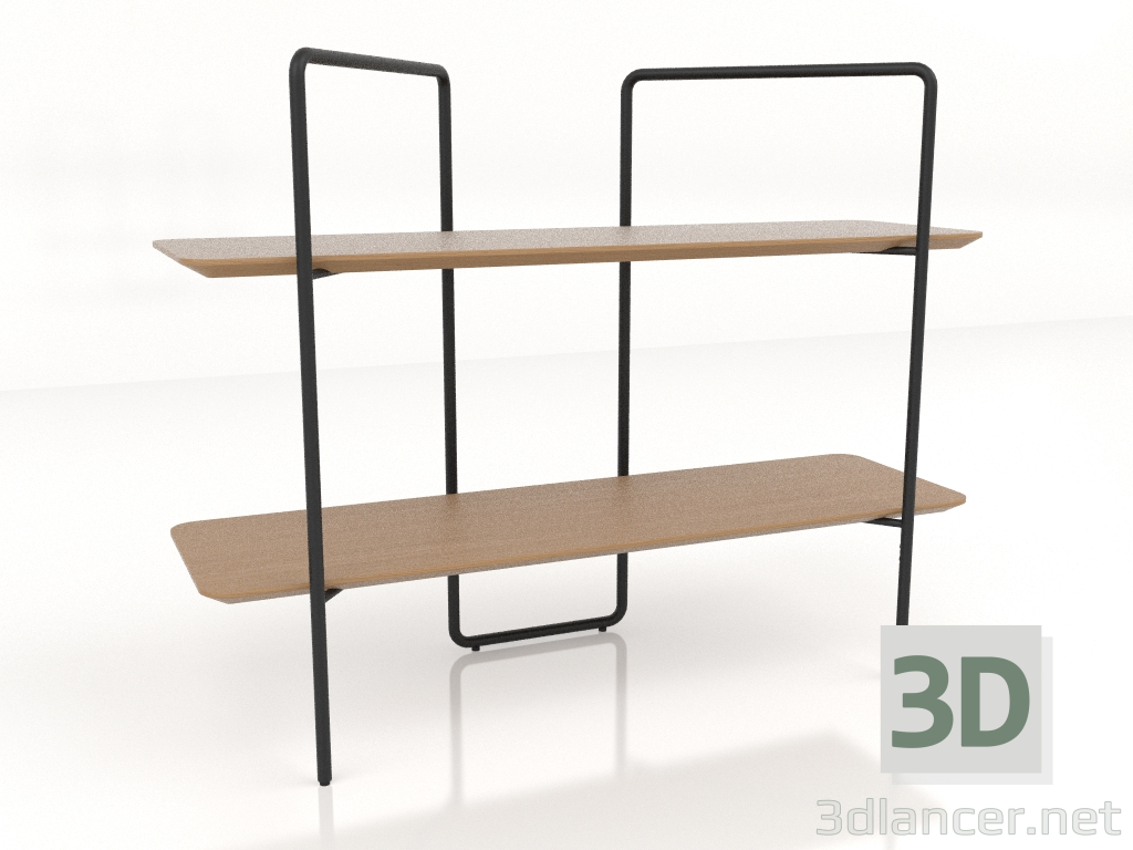 3D Modell Modulares Rack 01 (2x2) - Vorschau