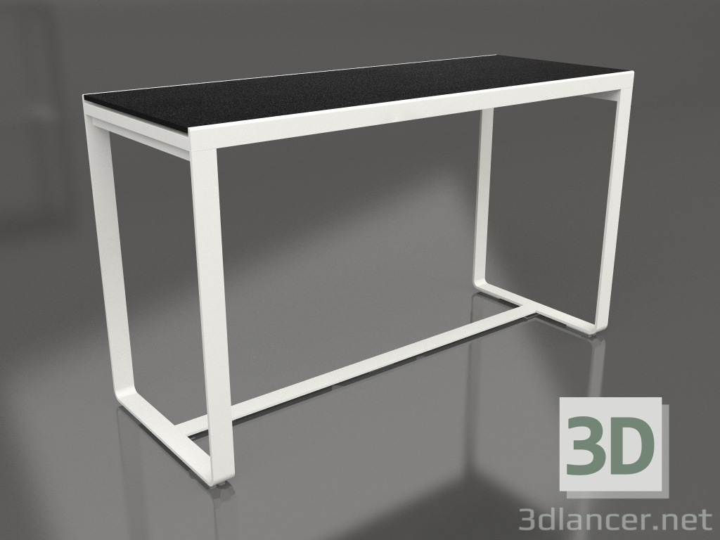 modello 3D Tavolo da bar 180 (DEKTON Domoos, Grigio agata) - anteprima