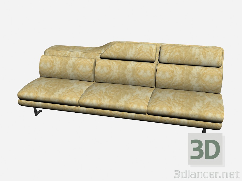 3d model Park sofa 2 - preview