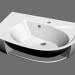 modello 3D Rosa Comfort Plus L lavabo - anteprima