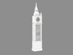 Estatuette Big Ben (branco)