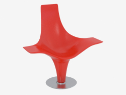 Armchair from polymer Statuette