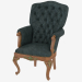 Modelo 3d Cadeira com estofamento de couro Casanova (12435) - preview