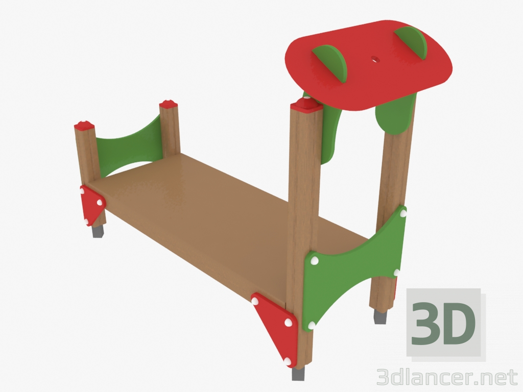 3D Modell Sitzbank (4002) - Vorschau