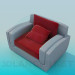 3d model Chair with cushion - preview