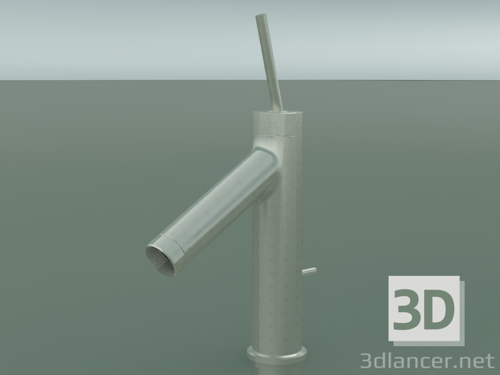 modello 3D Miscelatore monocomando lavabo 90 (Nickel spazzolato, 10111820) - anteprima
