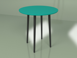 Petite table à manger Spoutnik 70 cm (turquoise)