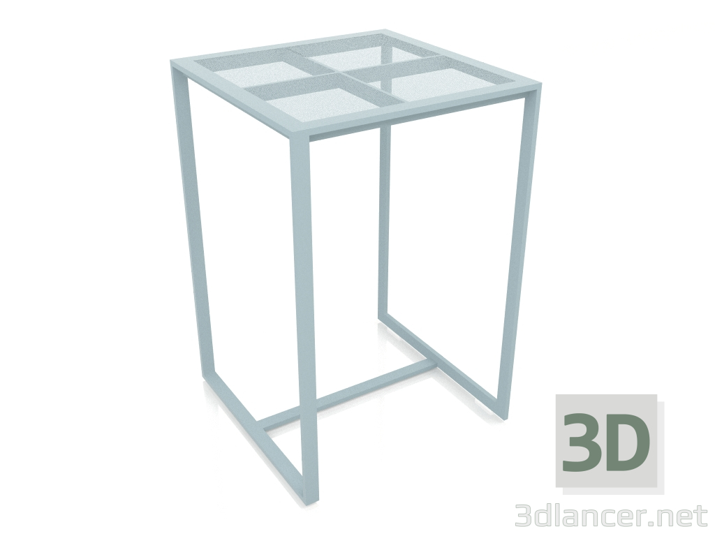 3D modeli Bar masası (Mavi gri) - önizleme
