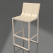 3d model Stool with a high back (Sand) - preview