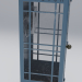 3d Telephone booth 1 model buy - render