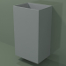 3D modeli Duvara monte lavabo (03UN26102, Silver Grey C35, L 48, P 36, H 85 cm) - önizleme